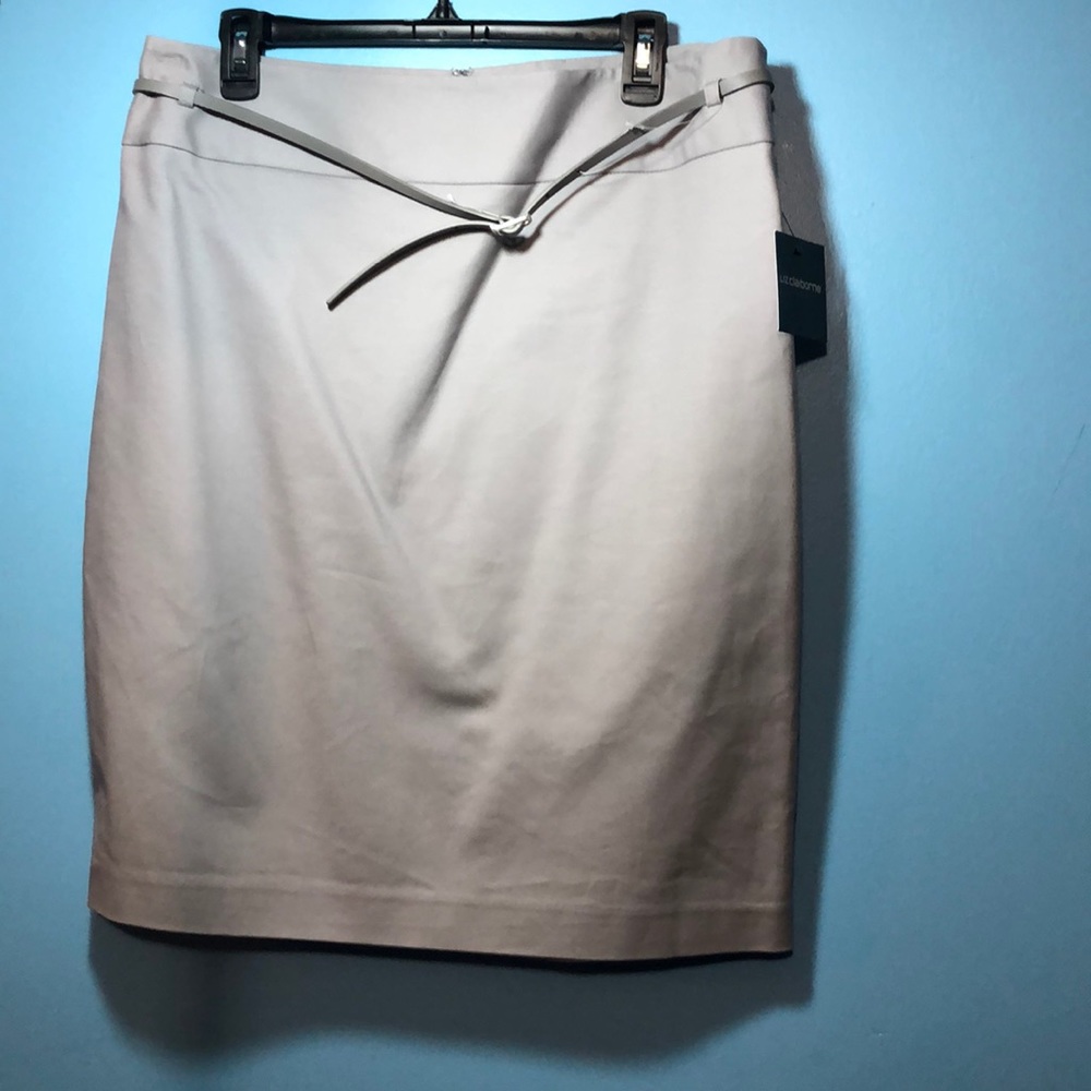 Career Pencil Skirt by Liz Claiborne, Gray size 14